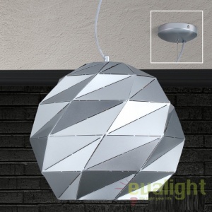 Lustra moderna Origami argintiu, 42cm HL 6-1644/1 silber OR 183575 universul-luminii.ro