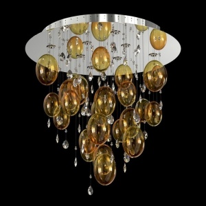 Lustra moderna Vision design LUX Cristal Bohemia Exclusive Dawn 01, 100cm 87195 universul-luminii.ro