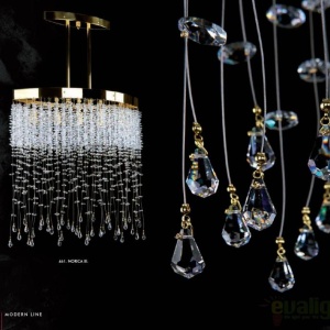 Lustra ovala Cristal Bohemia Exclusive dim.45x18cm NORICA III. CE 54405 universul-luminii.ro