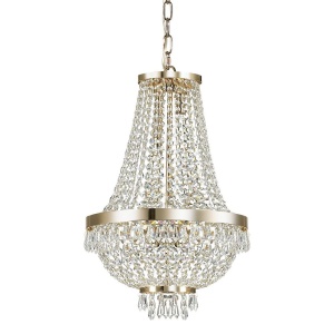 Lustra, Pendul cristal, inaltime reglabila, diam.38cm, CAESAR SP6 ORO 114729