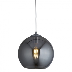 Lustra / Pendul design modern 35cm Balls crom / fumuriu 1635SM SRT
