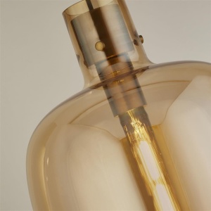 Lustra, Pendul design modern minimalist Barrel chihlimbar - Img 3