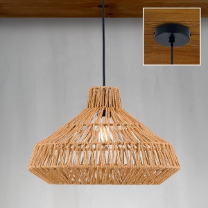 Lustra/Pendul design natural BASKET D-40cm 156505 universul-luminii.ro