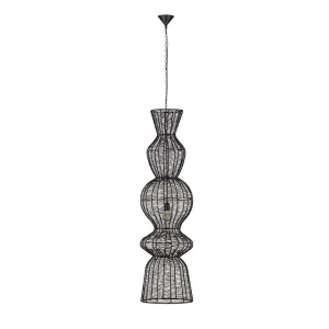 Lustra/Pendul design natural BREENA negru