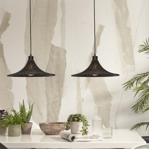 Lustra/ Pendul eco din ratan Borabora 40cm S, bl 173245 universul-luminii.ro