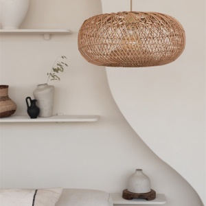 Lustra/Pendul Eco, Ratan, Arizona natural, S 243555 universul-luminii.ro