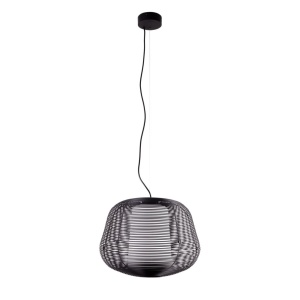 Lustra/Pendul iluminat exterior decorativ IP65 NARA negru