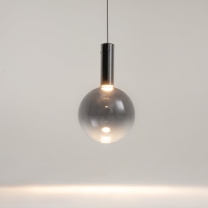 Lustra/Pendul LED design decorativ Nebula 25cm negru 144995 universul-luminii.ro