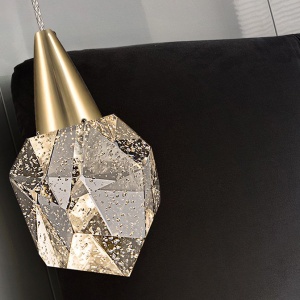 Lustra / Pendul LED design modern decorativ Aquaria auriu 109945 universul-luminii.ro