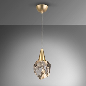 Lustra / Pendul LED design modern decorativ Aquaria auriu 206535 universul-luminii.ro