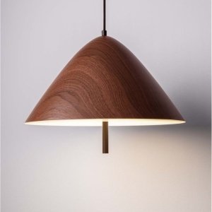 Lustra/Pendul LED design modern OROS lemn 236915 universul-luminii.ro