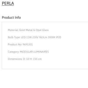 Lustra/Pendul LED design modern PERLA - Img 3