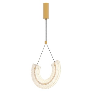 Lustra, Pendul LED, Modern, Aluminiu, Auriu, Deco
