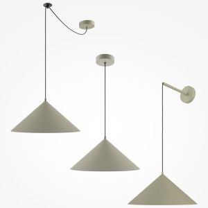 Lustra/Pendul metalic Basic D-35cm gri 227565 universul-luminii.ro