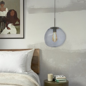 Lustra/Pendul modern design decorativ Helsinki boulder gri - Img 6