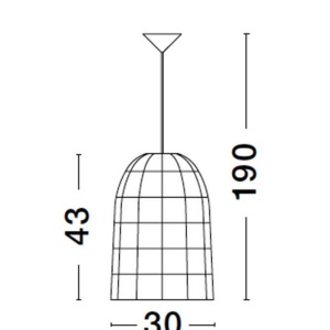 Lustra / Pendul modern design natural ratan AURORA 205455 universul-luminii.ro