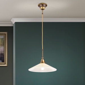 Lustra, Pendul realizat manual design rustic ARTDESIGN, patina/ champagne 241585 universul-luminii.ro