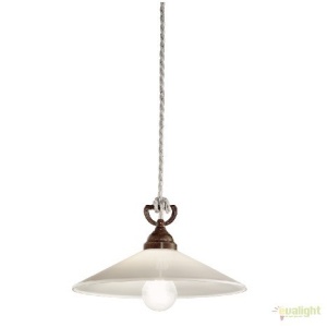 Lustra, Pendul rustic fabricat manual diametru 30cm Tabia 212.09.OV - Img 1