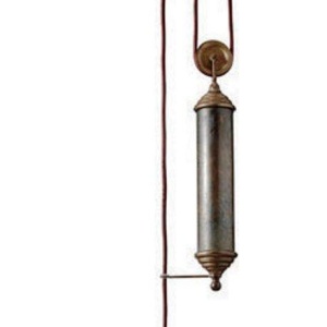 Lustra, Pendul rustic fabricat manual diametru 43cm Anita 061.12.OC - Img 2