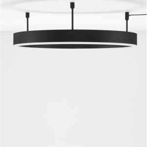 Lustra/Plafoniera LED dimabila design circular MOTIF Black 60cm 121615 universul-luminii.ro