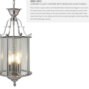 Lustra stil traditional Lanterns 3L crom 3003-10CC SRT 185265 universul-luminii.ro
