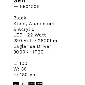Lustra suspendata cu spot LED directionabil Gea 148065 universul-luminii.ro
