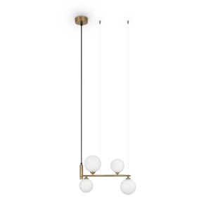 Lustra suspendata design circular RING alama 118685 universul-luminii.ro