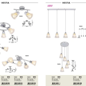 Lustra suspendata design clasic Hestia 5303 RX - Img 4
