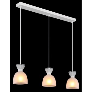 Lustra suspendata design decorativ MASSEY alb 15769W-3 GL 172365 universul-luminii.ro