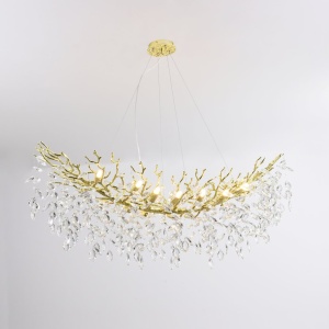 Lustra suspendata design deosebit CINDY auriu
