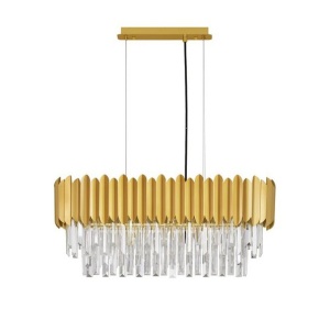 Lustra suspendata design elegant MAGNOLIA aurie - Img 1