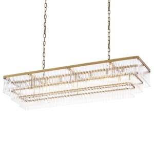 Lustra suspendata design LUX East rectangular, alama 115539 HZ 99465 universul-luminii.ro