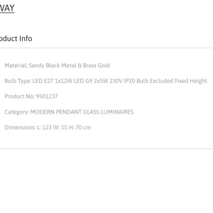 Lustra suspendata design modern minimalist SWAY - Img 4