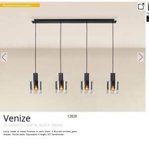 Lustra suspendata design modern Venize 4L - Img 5