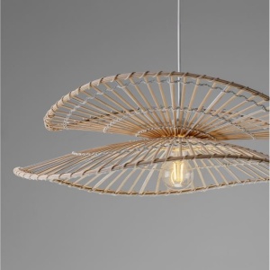 Lustra suspendata design natural, ARTIC, D 60cm 243935 universul-luminii.ro