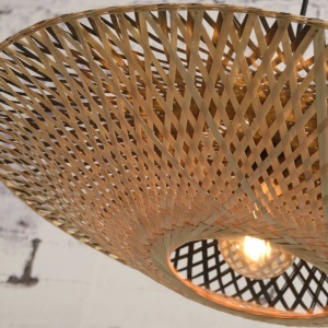 Lustra suspendata din bambus KALIMANTAN L, 87cm 191065 universul-luminii.ro