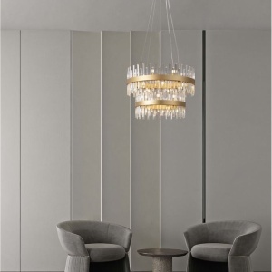 Lustra suspendata eleganta design modern Crown 75cm 236495 universul-luminii.ro