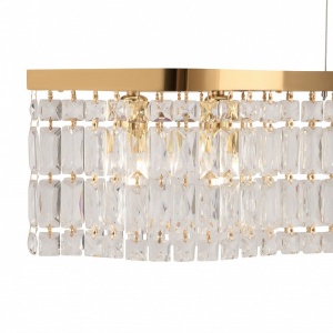 Lustra suspendata eleganta design modern Dune auriu 118625 universul-luminii.ro