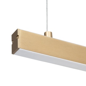 Lustra suspendata LED, 120cm, Otel, Auriu, MIAMI 169375 universul-luminii.ro