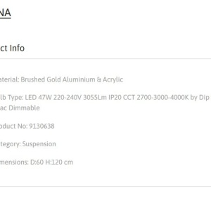 Lustra suspendata LED CCT design circular Luana 60cm NVL-9130638 171375 universul-luminii.ro