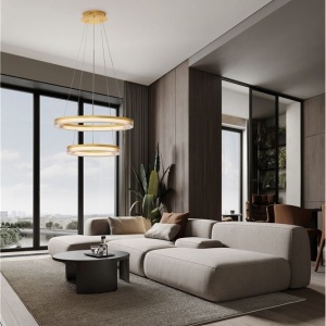 Lustra suspendata LED CCT design circular Luana 60cm NVL-9130638 247545 universul-luminii.ro