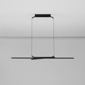 Lustra suspendata LED CCT design modern AKRO negru 169155 universul-luminii.ro