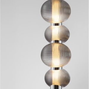 Lustra suspendata LED design modern Leda crom - Img 7
