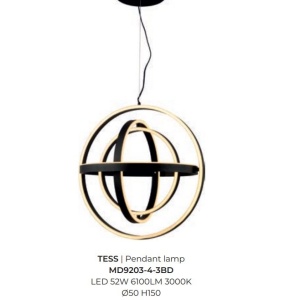 Lustra suspendata LED design modern TESS - Img 3