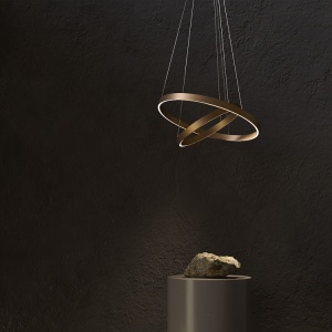 Lustra suspendata LED design tehnic Rim alama MYMOD058PL-L74BS4K 91205 universul-luminii.ro