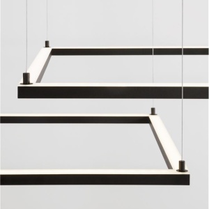 Lustra suspendata LED dimabila design modern ETERNA negru NVL-9990732 94695 universul-luminii.ro