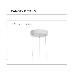 Lustra suspendata LED Fiordlys Round Silver 246875 universul-luminii.ro