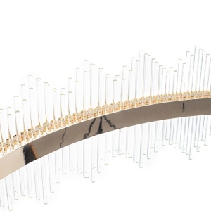Lustra suspendata LED Imperial 120cm auriu 137765 universul-luminii.ro