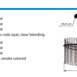 Lustra suspendata, Metal Auriu Mat, Sticla Opaca, GORLEY 15698H2M GL 247395 universul-luminii.ro