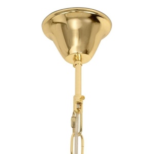 Lustra suspendata metal auriu si sticla SCARLETT 80 599995 universul-luminii.ro
